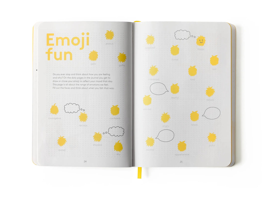 Junior Journal (for ages 6-12 years)-Books-Happy Self-Blue Almonds-London-South Kensington