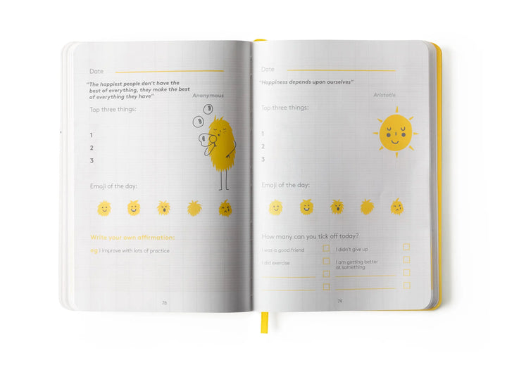 Junior Journal (for ages 6-12 years)-Books-Happy Self-Blue Almonds-London-South Kensington