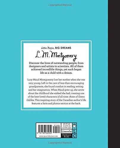 L. M. Montgomery - Little People, BIG DREAMS-Books-Hachette Books-Blue Almonds-London-South Kensington