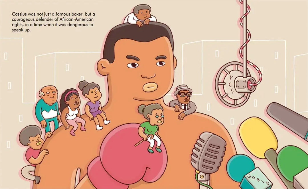 Muhammad Ali - Little People, BIG DREAMS-Books-Hachette Books-Blue Almonds-London-South Kensington