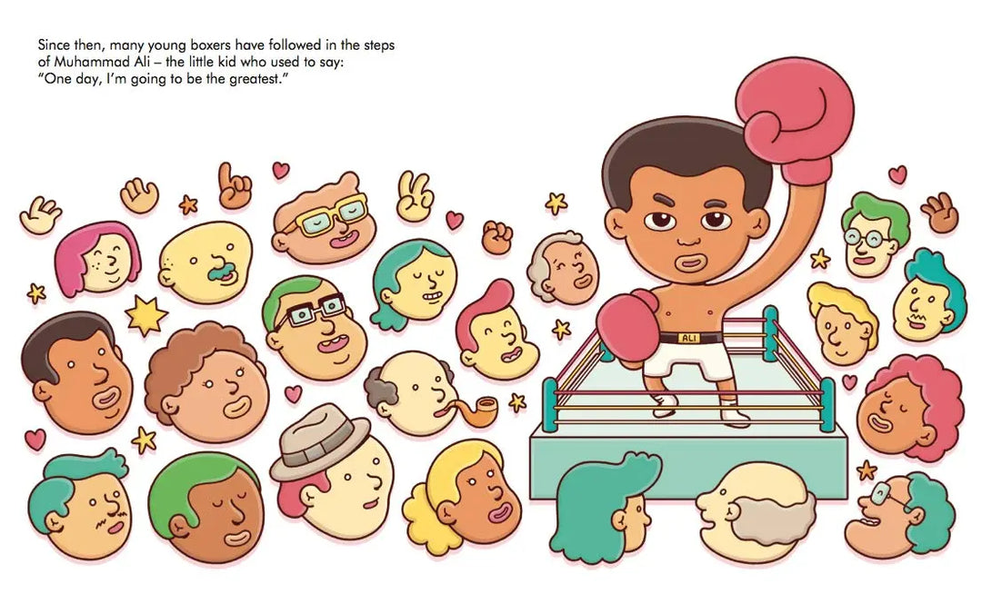 Muhammad Ali - Little People, BIG DREAMS-Books-Hachette Books-Blue Almonds-London-South Kensington