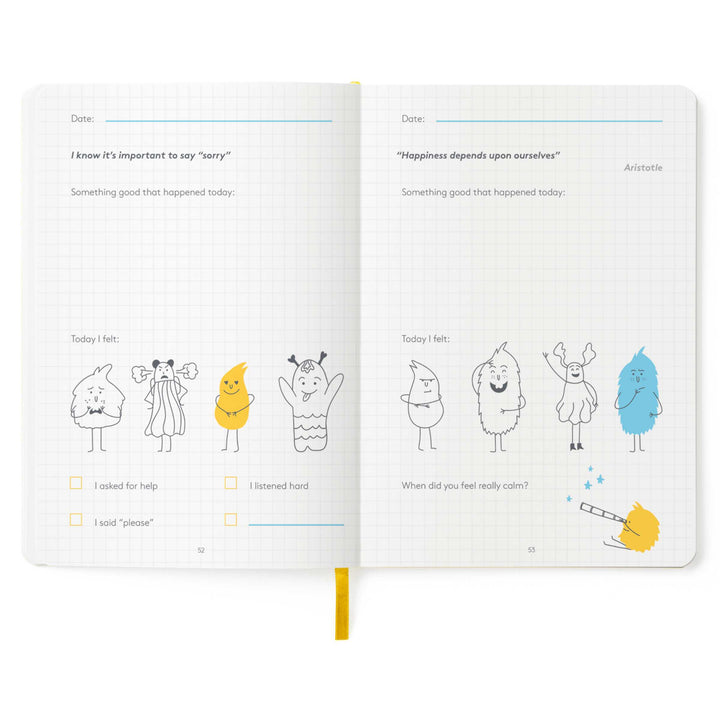 My First Journal (for ages 3-6 years)-Books-Happy Self-Blue Almonds-London-South Kensington