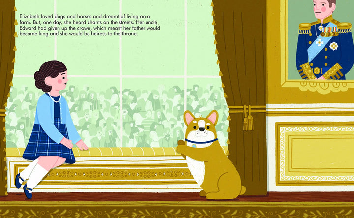 Queen Elisabeth - Little People, BIG DREAMS-Books-Hachette Books-Blue Almonds-London-South Kensington