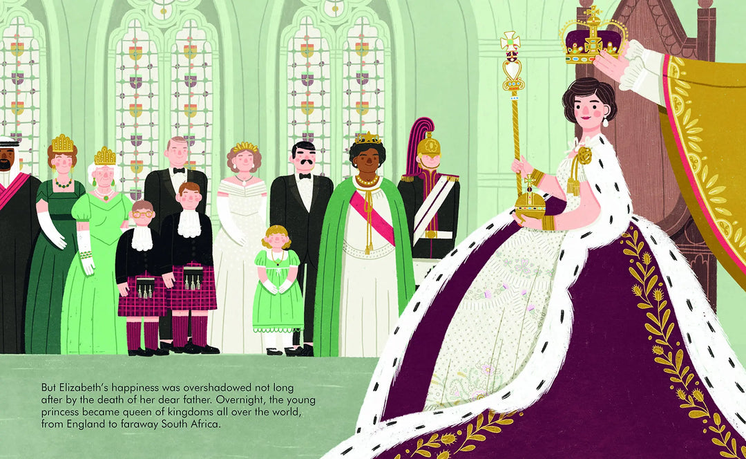 Queen Elisabeth - Little People, BIG DREAMS-Books-Hachette Books-Blue Almonds-London-South Kensington