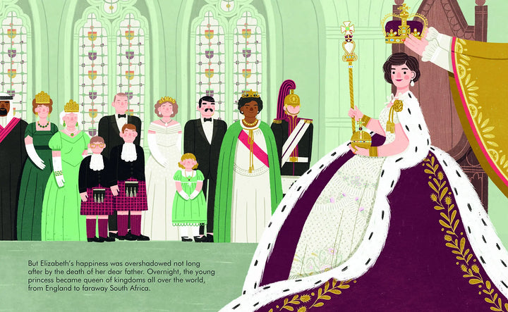 Queen Elisabeth - Little People, BIG DREAMS-Books-Hachette Books-Blue Almonds-London-South Kensington