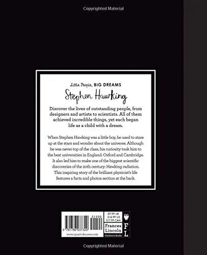 Stephen Hawking - Little People, BIG DREAMS-Books-Hachette Books-Blue Almonds-London-South Kensington