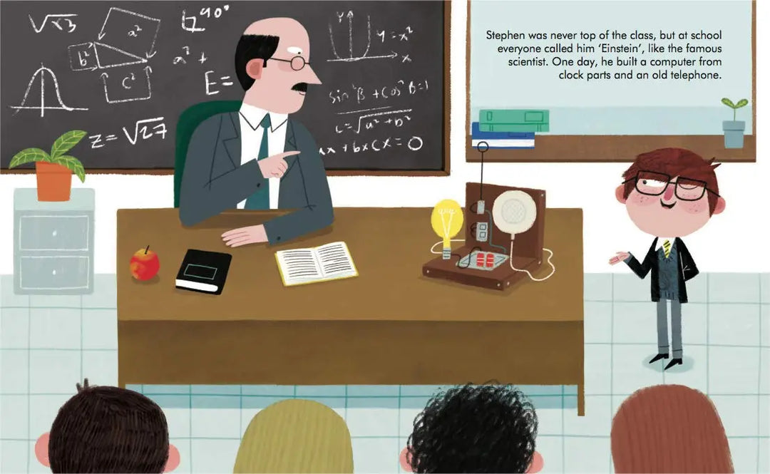 Stephen Hawking - Little People, BIG DREAMS-Books-Hachette Books-Blue Almonds-London-South Kensington