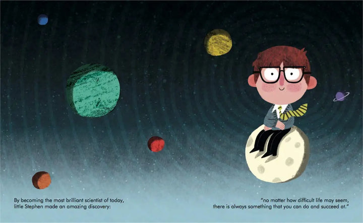 Stephen Hawking - Little People, BIG DREAMS-Books-Hachette Books-Blue Almonds-London-South Kensington