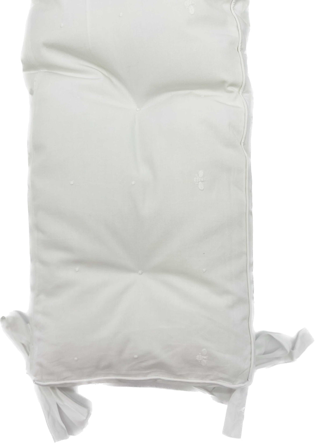 Cotbed half bumper "baby bees" white-Bumpers & quilts-Gordonsbury-Blue Almonds-London-South Kensington