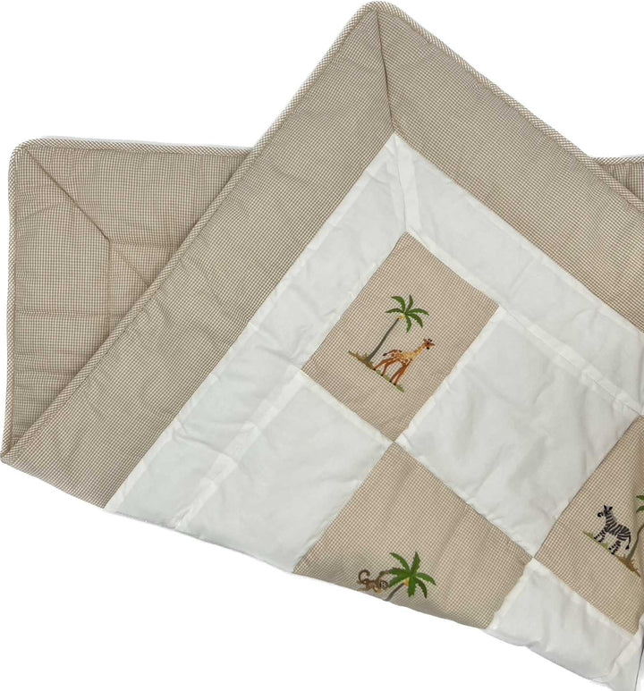 Cotbed quilt "safari" beige-Bumpers & quilts-Gordonsbury-Blue Almonds-London-South Kensington