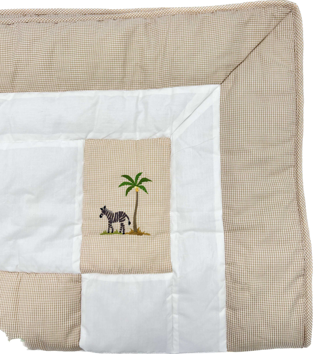 Cotbed quilt "safari" beige-Bumpers & quilts-Gordonsbury-Blue Almonds-London-South Kensington
