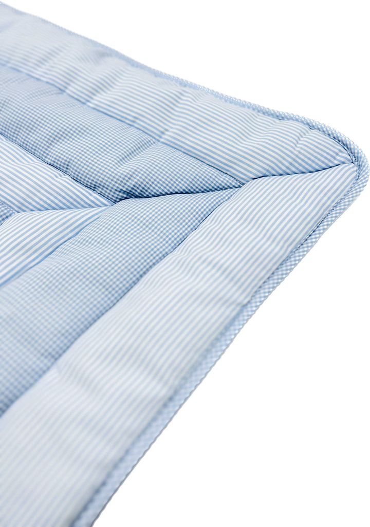 Cotbed quilt "safari" blue-Bumpers & quilts-Gordonsbury-Blue Almonds-London-South Kensington