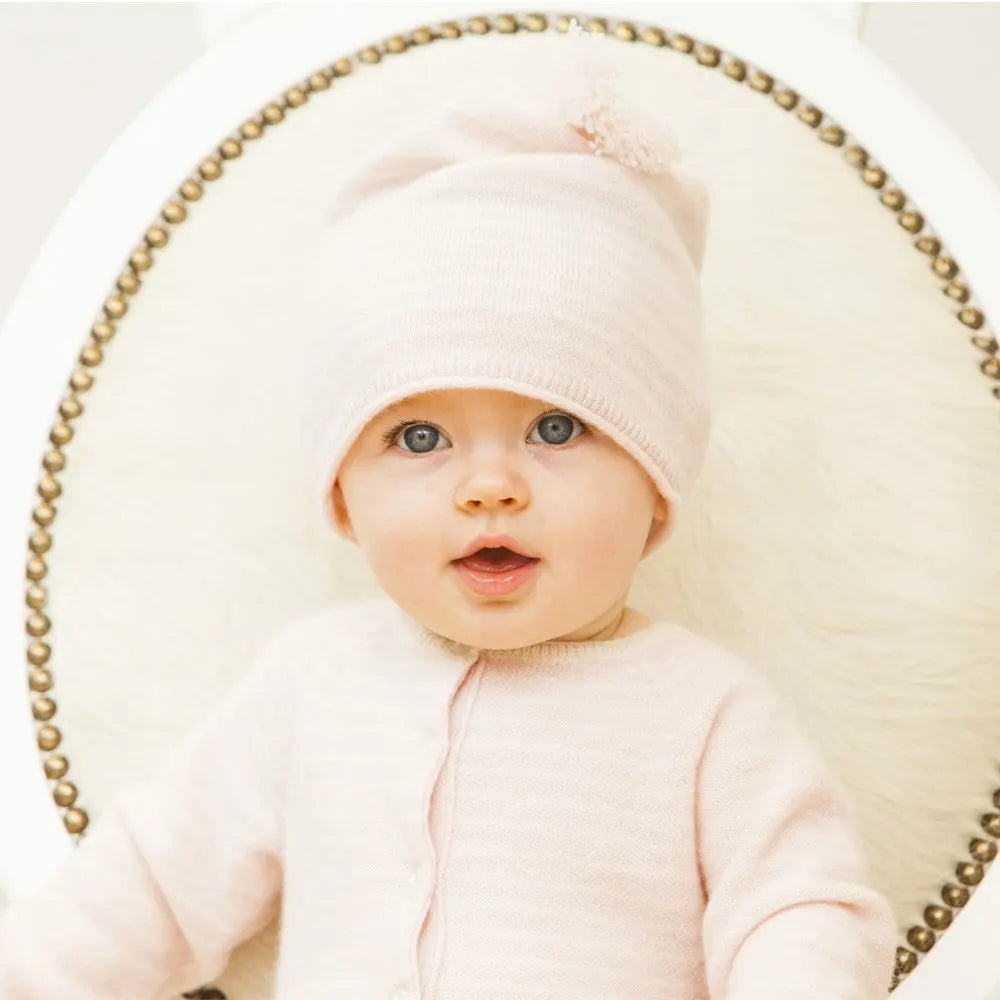 Cashmere beanie stripy blue-Cashmere-Blue Almonds x Madeleine Thompson-Blue Almonds-London-South Kensington
