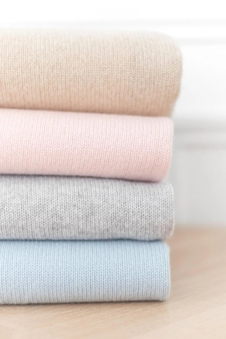 Cashmere blanket bunny blue-Cashmere-Tartine et Chocolat-Blue Almonds-London-South Kensington