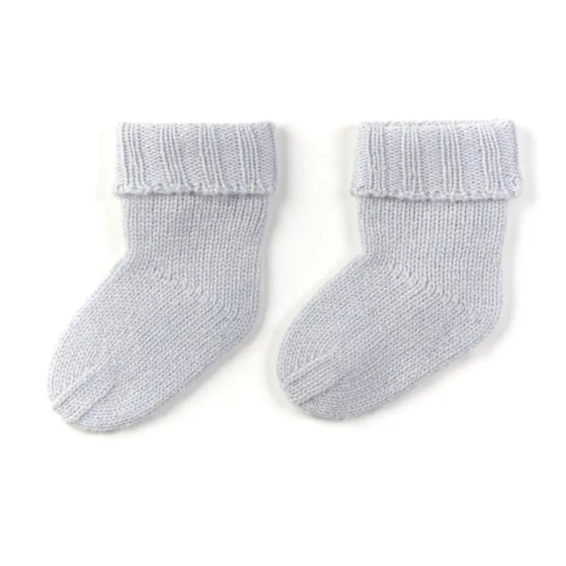 Cashmere booties blue-Cashmere-Oscar et Valentine-Blue Almonds-London-South Kensington