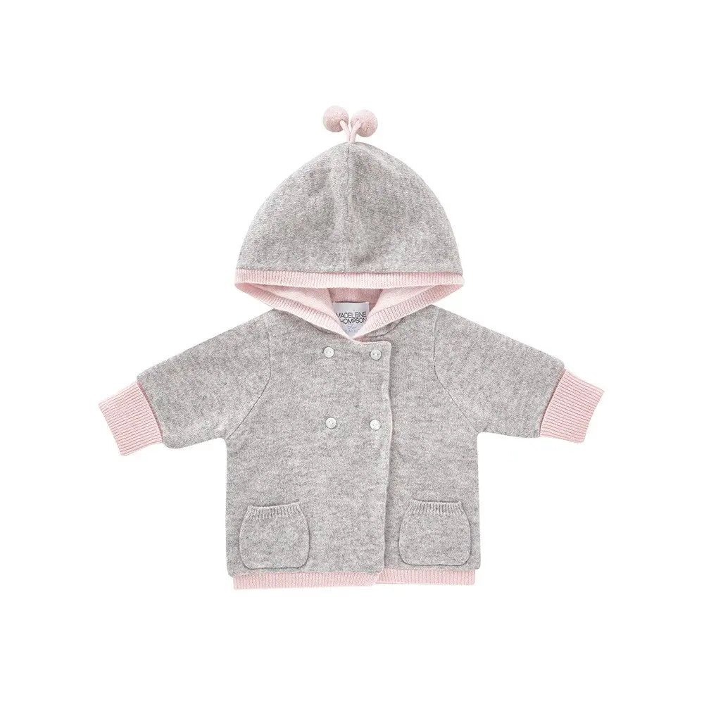 Cashmere double-layer jacket pink-Cashmere-Blue Almonds x Madeleine Thompson-Blue Almonds-London-South Kensington