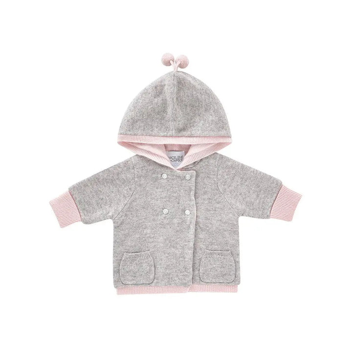 Cashmere double-layer jacket pink-Cashmere-Blue Almonds x Madeleine Thompson-Blue Almonds-London-South Kensington