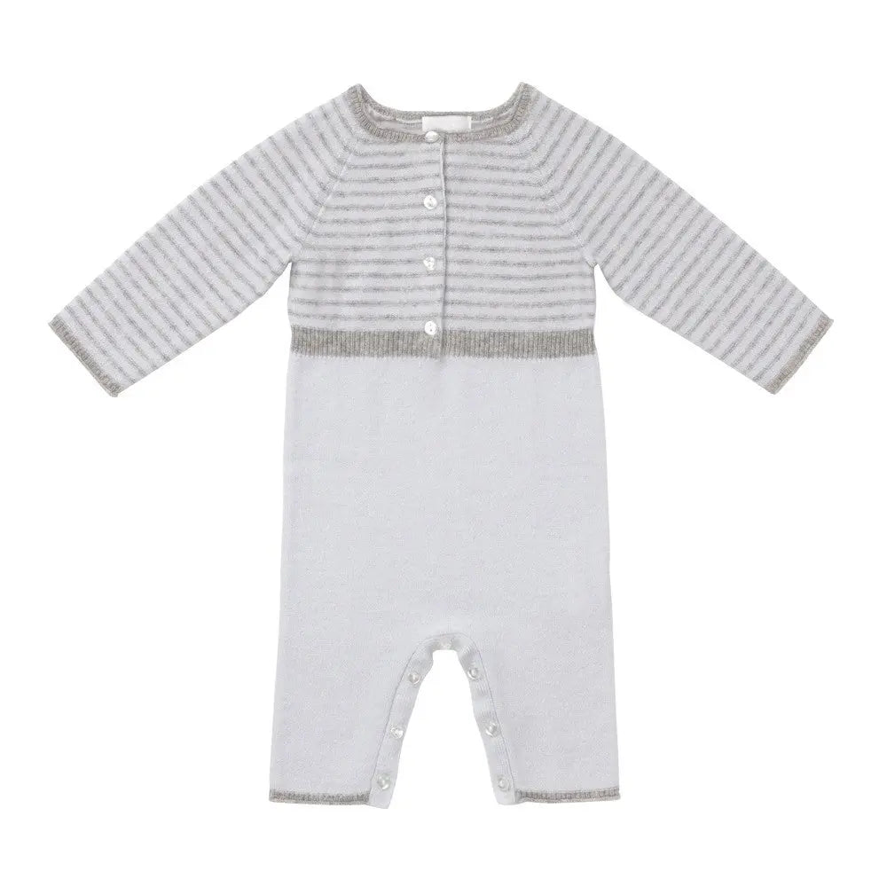 Cashmere playsuit stripy blue-Cashmere-Blue Almonds x Madeleine Thompson-Blue Almonds-London-South Kensington