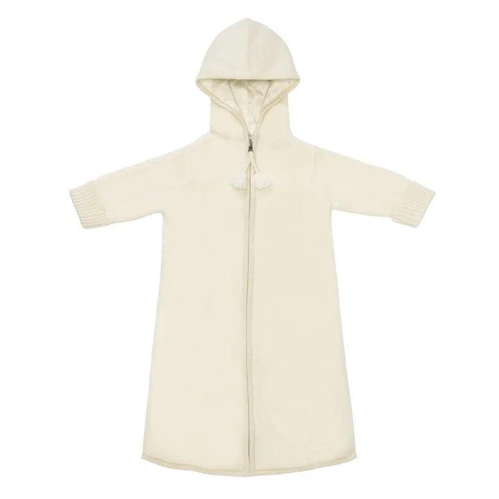 Cashmere sleeping bag clotted cream-Cashmere-Blue Almonds x Madeleine Thompson-Blue Almonds-London-South Kensington