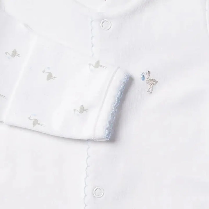 Baby layette gift set - Stork blue-Clothing-Lyda Baby-Blue Almonds-London-South Kensington