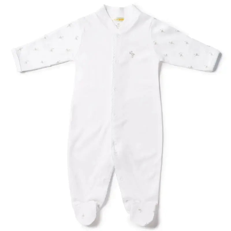 Baby layette gift set - Stork blue-Clothing-Lyda Baby-Blue Almonds-London-South Kensington