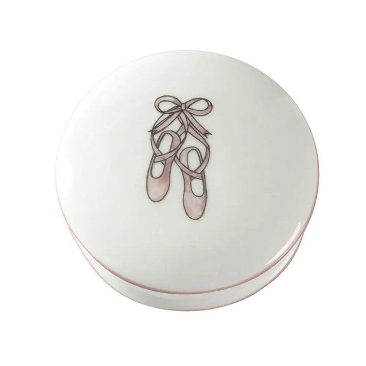 Personalised large keepsake box ballerina shoes-Dining sets-Blue Almonds-Blue Almonds-London-South Kensington