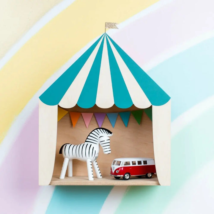 Circus shelf dusty green-Fun shelves-Up Warsaw-Blue Almonds-London-South Kensington