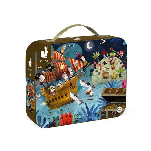 Treasure hunt puzzle-Games & puzzles-Janod-Blue Almonds-London-South Kensington