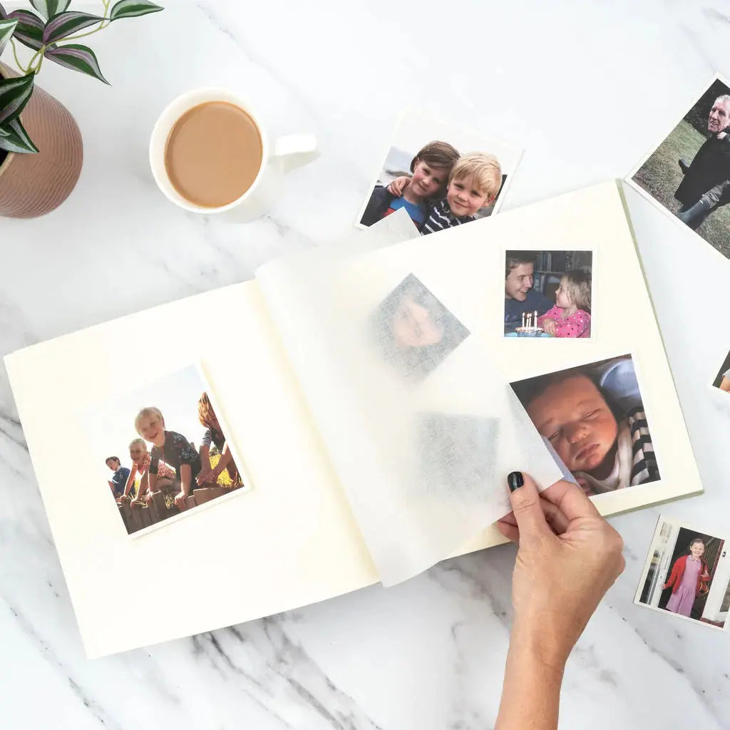 Photo Album- Grey-Keepsake boxes & musicals-Meminio-Blue Almonds-London-South Kensington