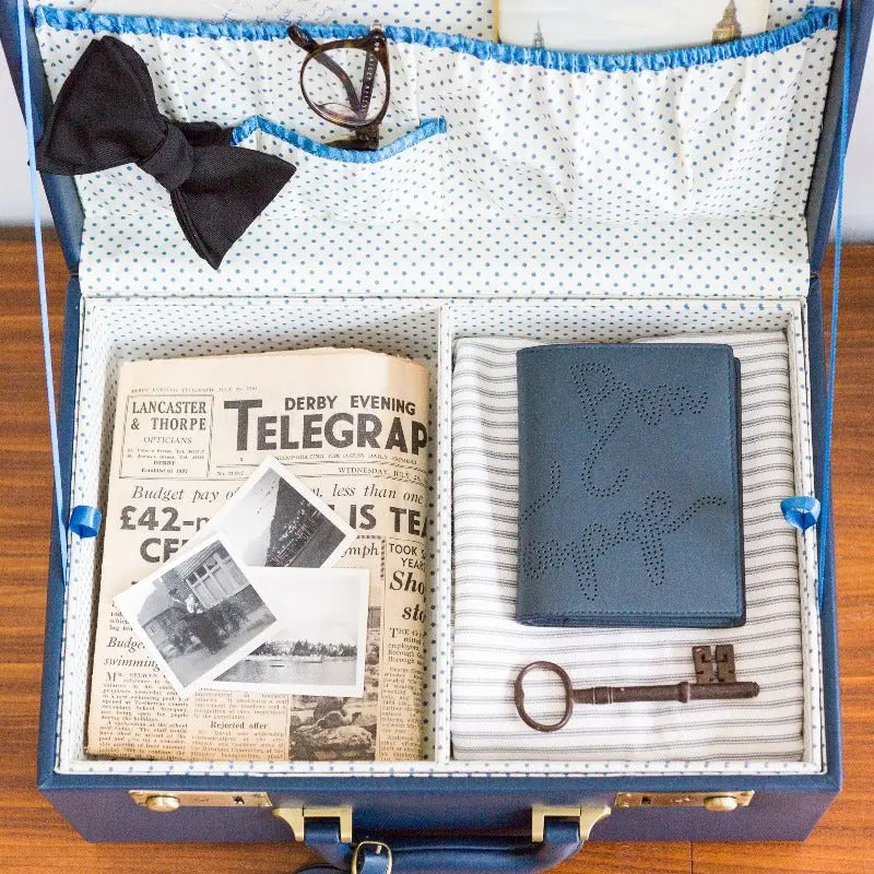 Keepsake Memory Case - Navy--Meminio-Blue Almonds-London-South Kensington