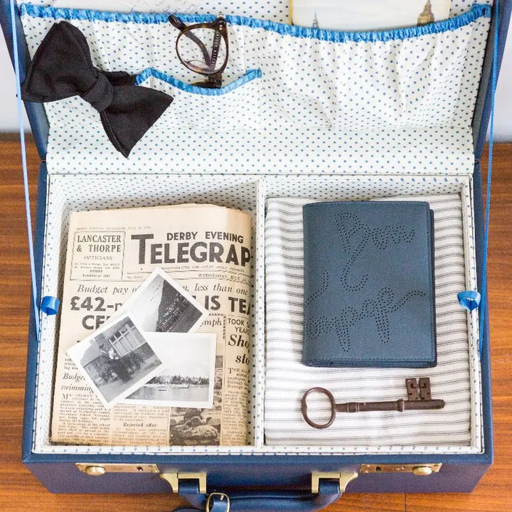 Keepsake Memory Case - Navy--Meminio-Blue Almonds-London-South Kensington