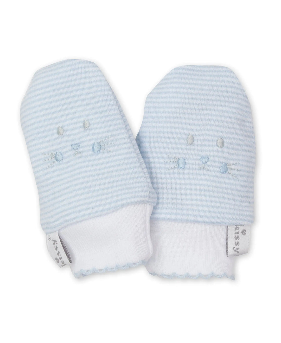Baby Boys Mittens  - Bunny Burrows-Layette-Kissy Kissy-Blue Almonds-London-South Kensington
