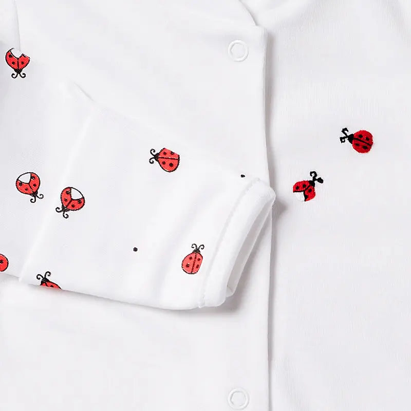Babygrow - Ladybird-Layette-Lyda Baby-Blue Almonds-London-South Kensington