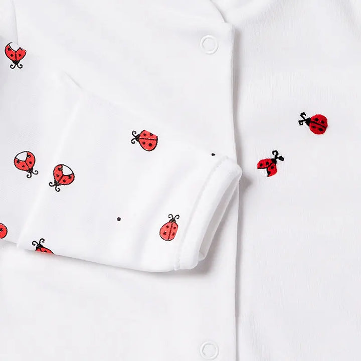 Babygrow - Ladybird-Layette-Lyda Baby-Blue Almonds-London-South Kensington