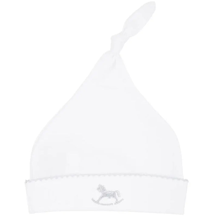 Signature rocking horse hat grey-Layette-Blue Almonds x Kissy Kissy-Blue Almonds-London-South Kensington
