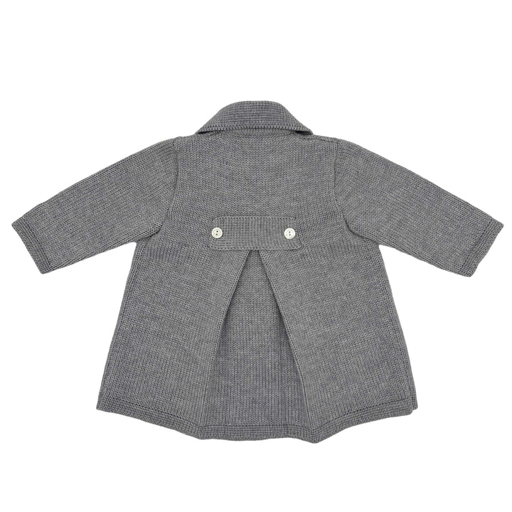 Baby boys hand-knitted coat-Little outfits-Piccola Giuggiola-Blue Almonds-London-South Kensington