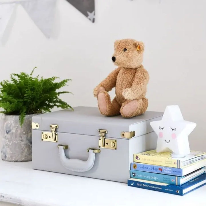 Keepsake Memory Case - Grey-Memory suitcases-Meminio-Blue Almonds-London-South Kensington