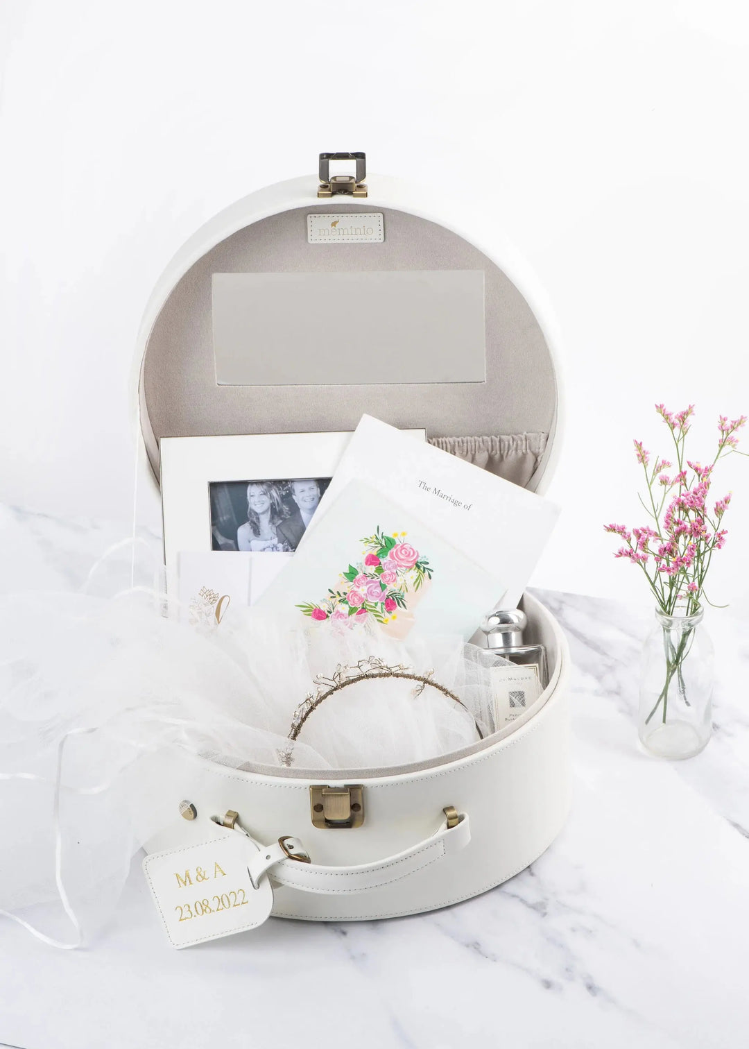 Vanity Memory Case - Blue Almonds