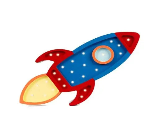 Little Lights - Space Rocket-Mobiles & lights-Little Lights-Blue Almonds-London-South Kensington