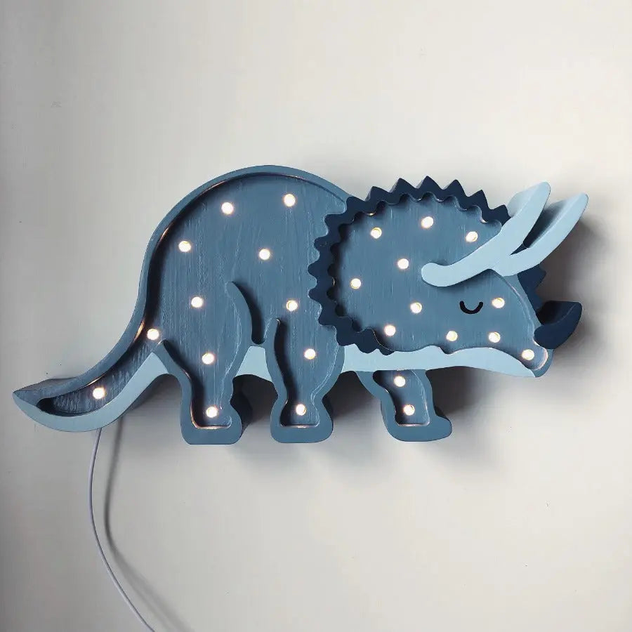 Little Lights - Dino Triceratops-Mobiles & lights-Little Lights-Blue Almonds-London-South Kensington