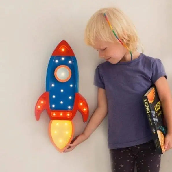 Little Lights - Space Rocket-Mobiles & lights-Little Lights-Blue Almonds-London-South Kensington