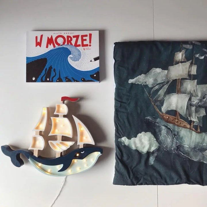Little Lights - Whale Ship-Mobiles & lights-Little Lights-Blue Almonds-London-South Kensington