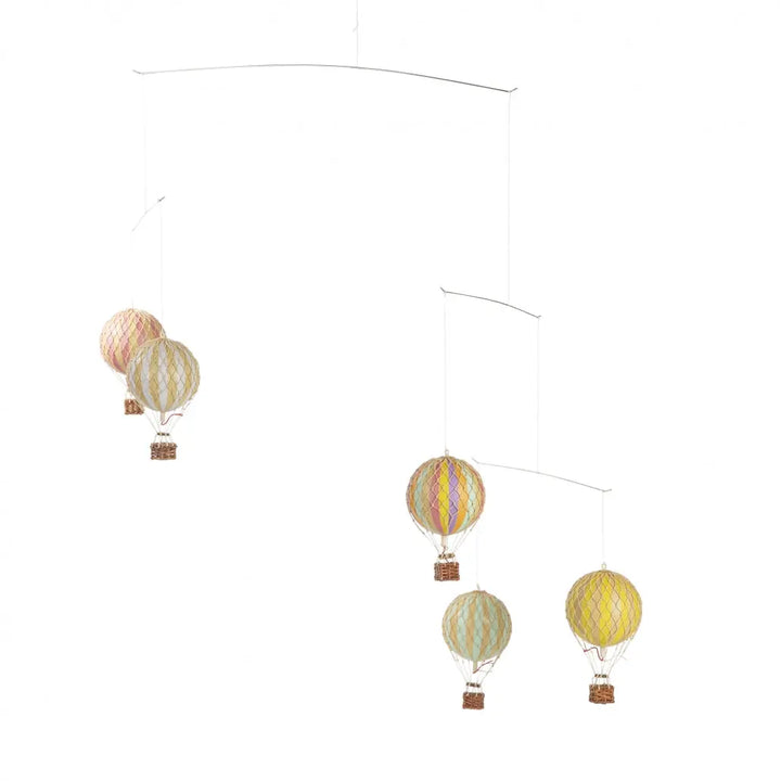 Flying the Skies Mobile - Rainbow Pastel-Mobiles & lights-Authentic Models-Blue Almonds-London-South Kensington