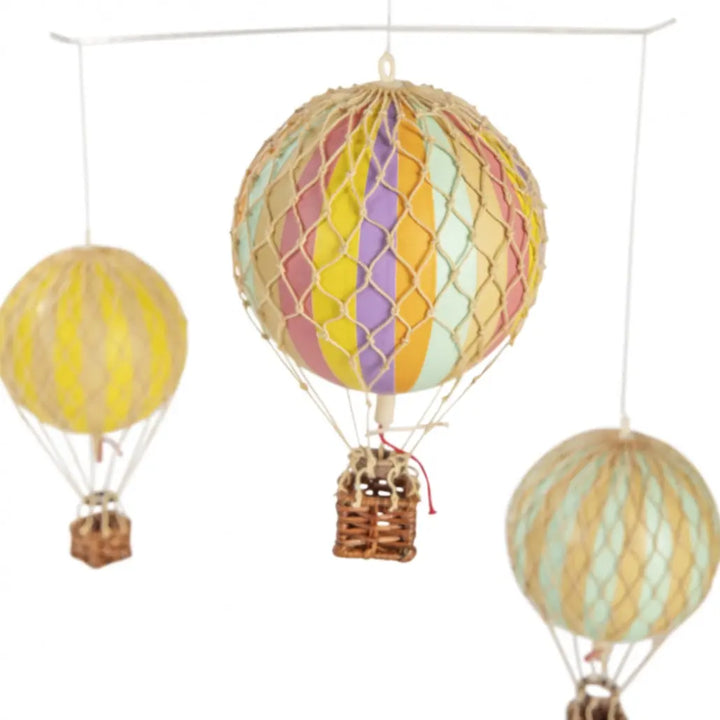 Flying the Skies Mobile - Rainbow Pastel-Mobiles & lights-Authentic Models-Blue Almonds-London-South Kensington