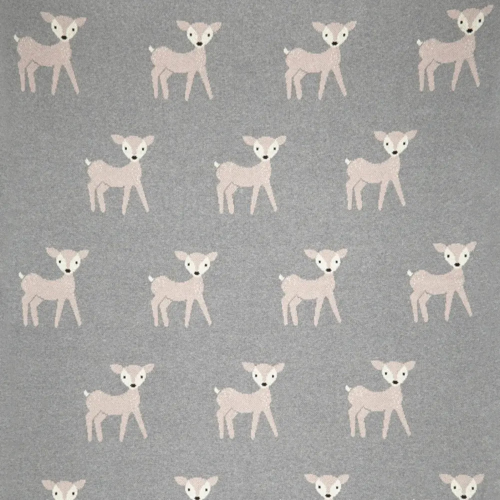 Cotton blanket "bambi"-New Baby-Blue Almonds-Blue Almonds-London-South Kensington