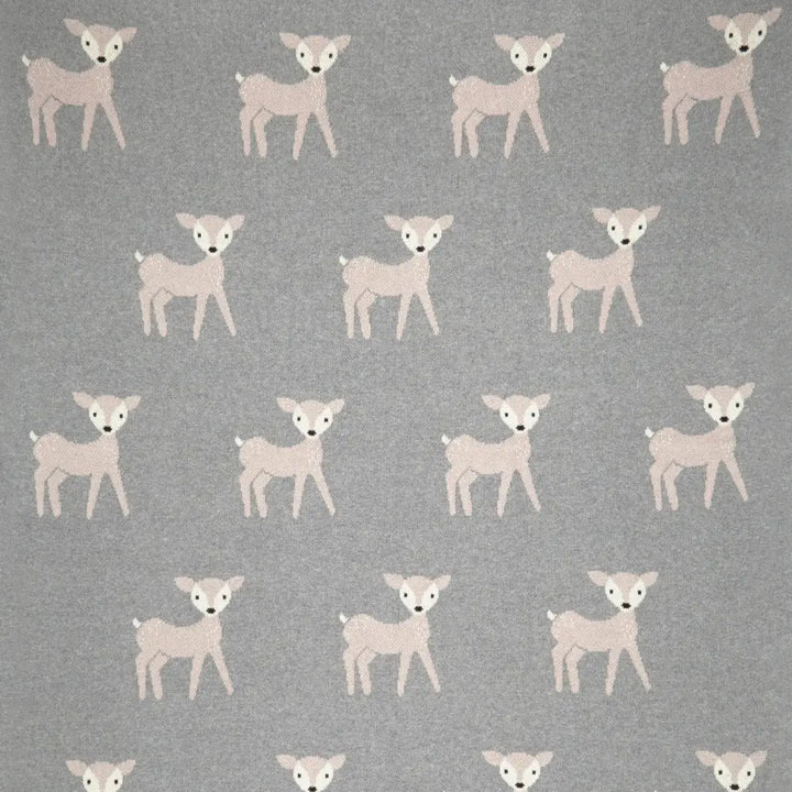 Cotton blanket "bambi"-New Baby-Blue Almonds-Blue Almonds-London-South Kensington