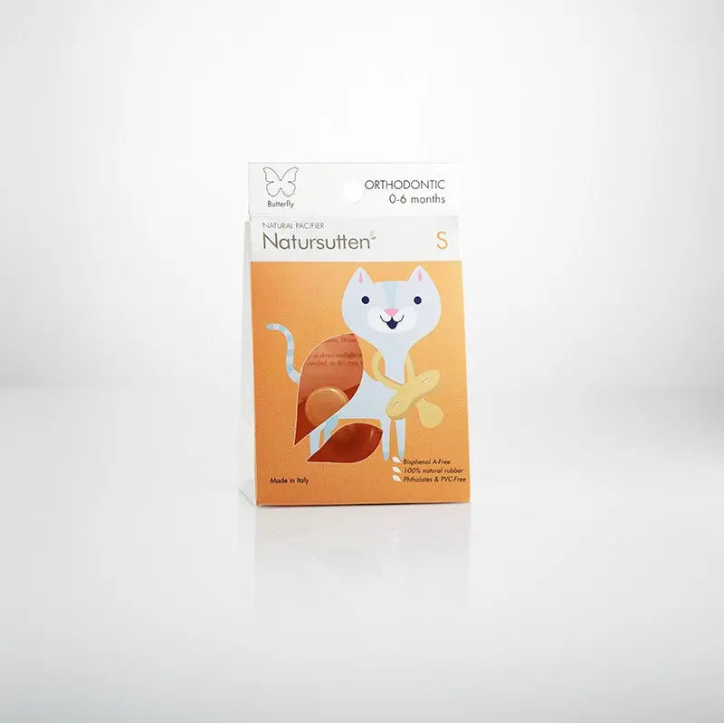 Natural dummy "butterfly ortho"-New Baby-Natursutten-Blue Almonds-London-South Kensington