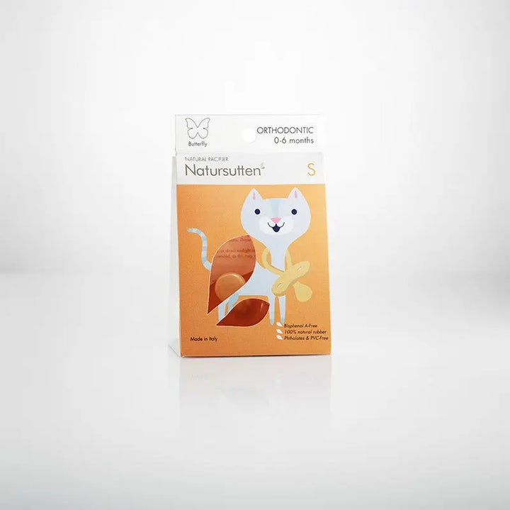 Natural dummy "butterfly ortho"-New Baby-Natursutten-Blue Almonds-London-South Kensington