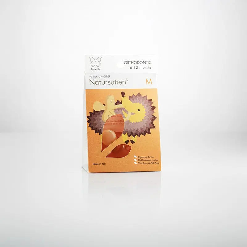 Natural dummy "butterfly ortho"-New Baby-Natursutten-Blue Almonds-London-South Kensington