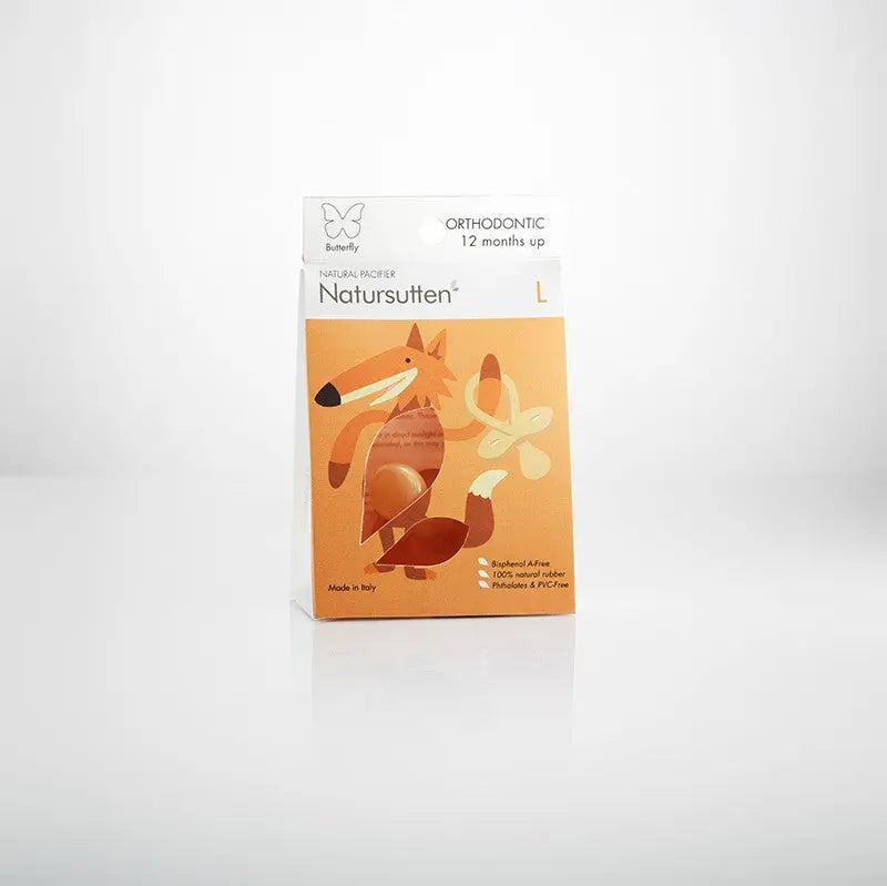 Natural dummy "butterfly ortho"-New Baby-Natursutten-Blue Almonds-London-South Kensington